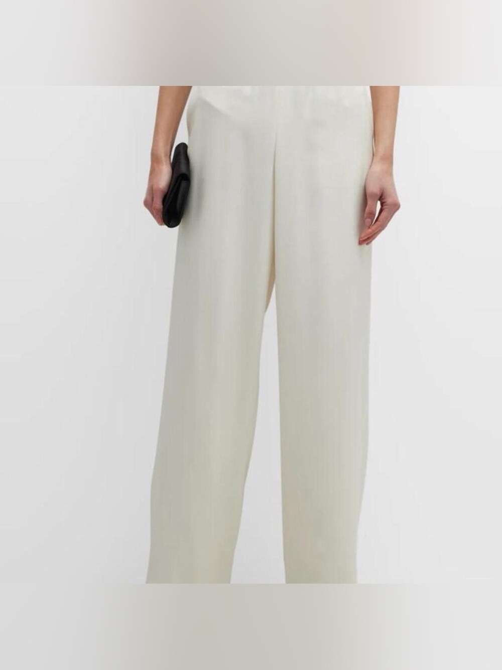 Lafayette 148 • Cream Silk Pants